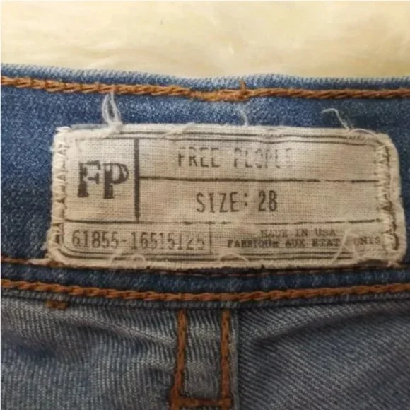 Free People Roller Crop Medium Wash Jeans - Picture 3 of 8